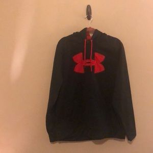Black and red under armour sweatshirt